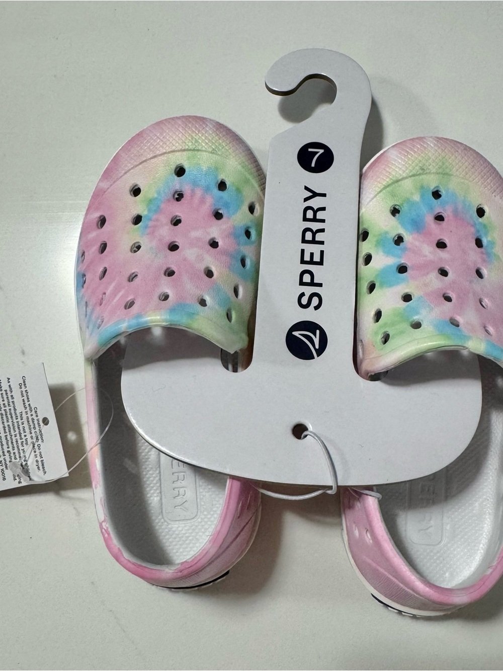 Sperry Kids Tie-Dye Slip-Ons - Pink Multi